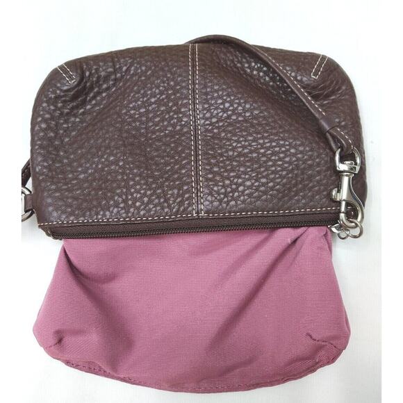 Coach Legacy Brown Pebbled Leather Turnlock Zipper Closure Wristlet -Coin Wallet - Picture 12 of 12